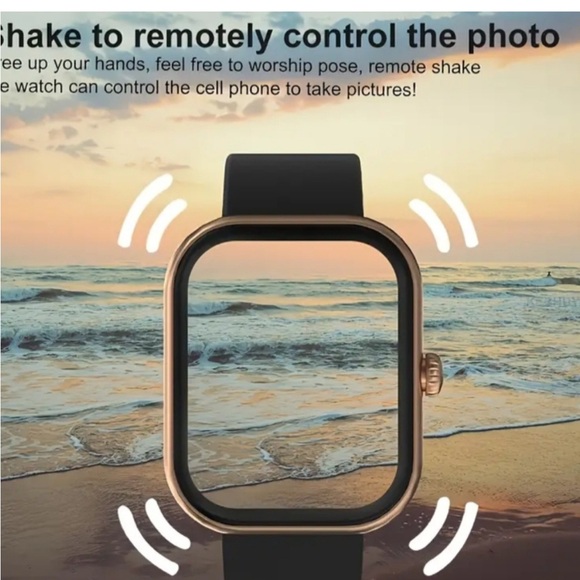 Smart Watch with Orangeish Band. - Picture 8 of 13